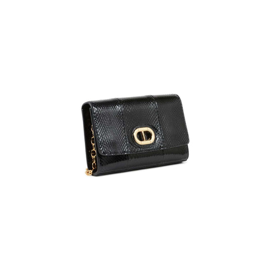 Python Chain Strap Clutch - One Size