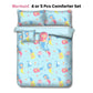 Ramesses Mermaid Kids Advventure 5 Pcs Comforter Set Double