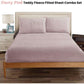 Ramesses Teddy Fleece Fitted Sheet Combo Set Dusty Pink Queen