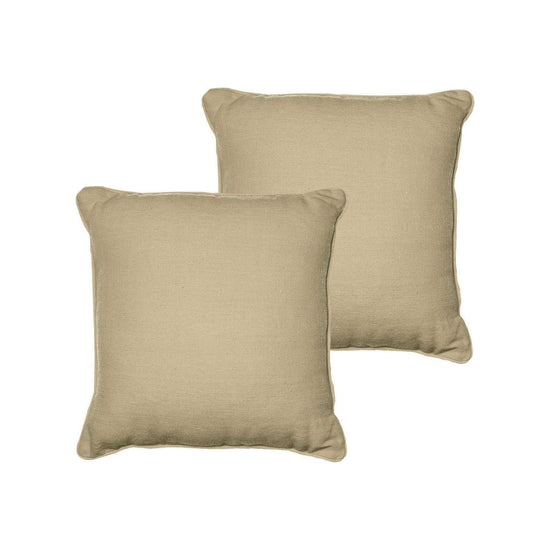 Rans Set of 2 London Cotton Cushion Cover - Taupe