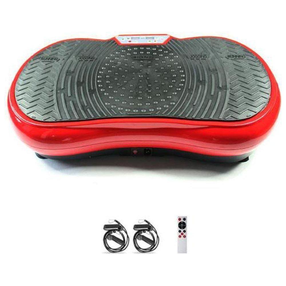 Red Vibration Machine Platform - Exercise Vibrating Plate - Whole Body Workout