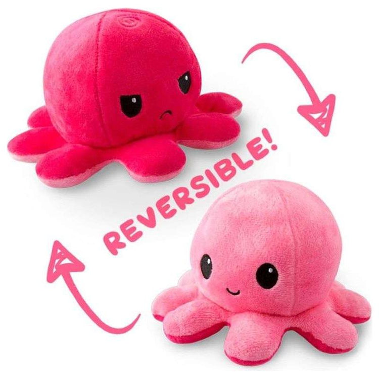 Reversible Plushie - Octopus Pink/Light Pink