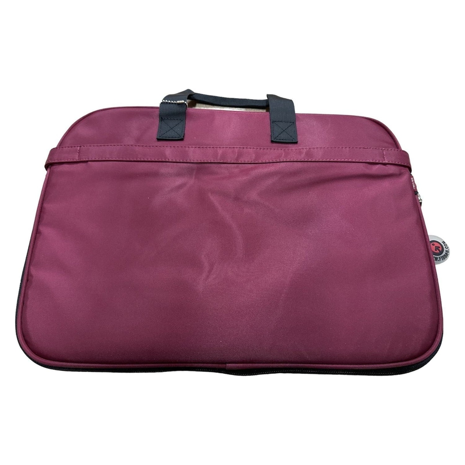 RFID Quilted Taslon Laptop Bag Sleeve Computer Travel w/ Tablet Holder - Marsala