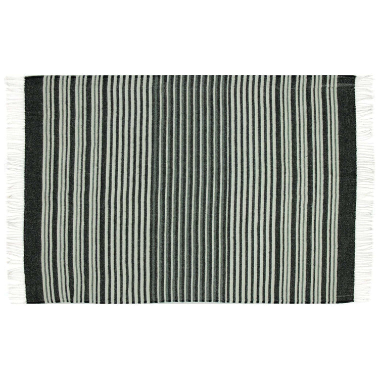 Richmond Throw - Reclaimed Wool Blend - Monochrome - Magdasmall