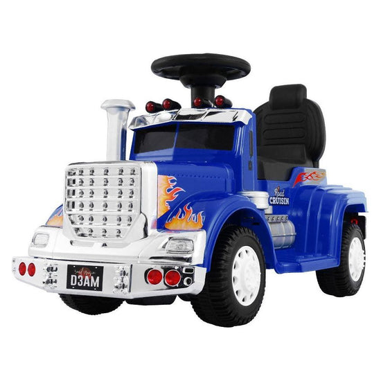 Rigo Kids Electric Ride On Car Truck Motorcycle Motorbike Toy Cars 6V Blue