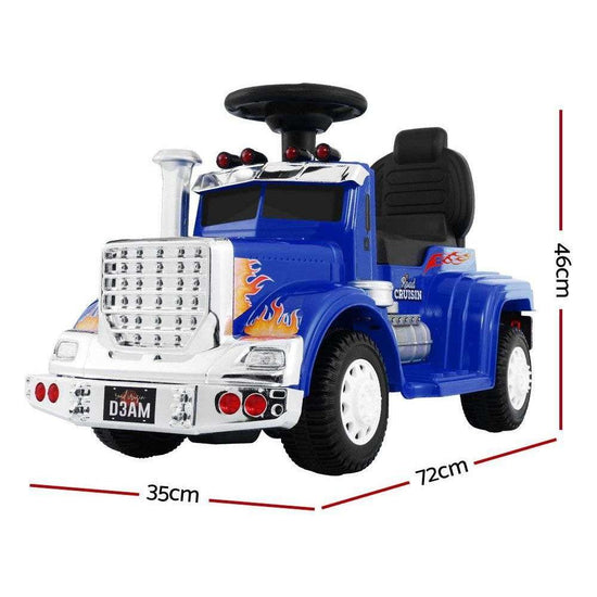 Rigo Kids Electric Ride On Car Truck Motorcycle Motorbike Toy Cars 6V Blue