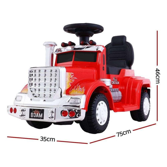 Rigo Kids Electric Ride On Car Truck Motorcycle Motorbike Toy Cars 6V Red