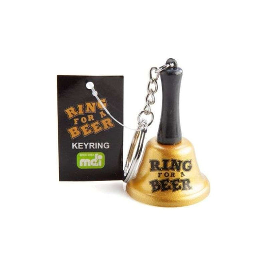 Ring For Beer Bell Keychain