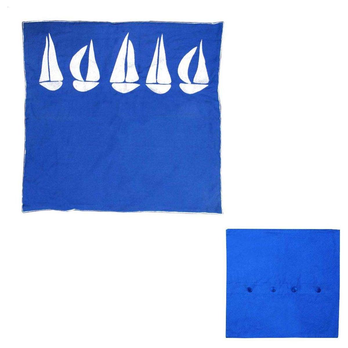 Sail Boats Cotton Embroidered European Pillowcase 65 x 65 cm - Magdasmall