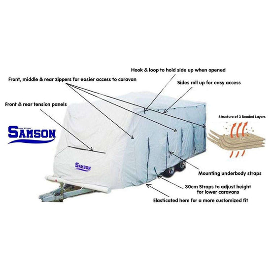 Samson Heavy Duty Caravan Cover 22-24ft