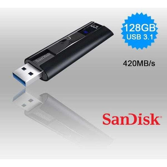 SanDisk 128GB Extreme PRO USB 3.2 Solid State Flash Drive (SDCZ880-128G)