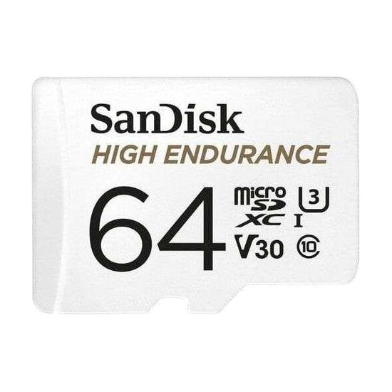 SANDISK 64GB High Endurance micro SDXC V30 u3 C10 UHS-1 100MB/s R 40MB/s W SD Adaptor Android Smartphone Action Camera Drones