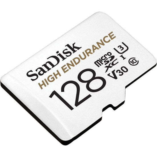 SANDISK HIGH ENDURANCE MICROSDHC CARD SQQNR 128G UHS-I C10 U3 V30 100MB/S R 40MB/S W SD ADAPTOR SDSQQNR-128G-GN6IA