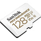 Sandisk Max Endurance Microsdxc Card SQQVR 128G (60 000 HRS) UHS-I C10 U3 V30 100MB/S R 40MB/S W SD Adaptor SDSQQVR-128G-GN6IA