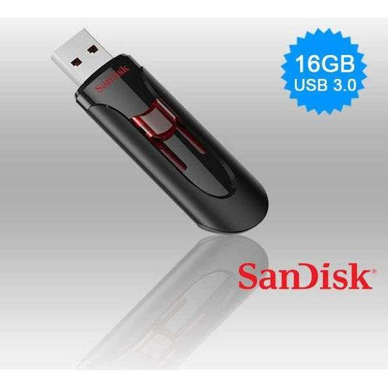 SANDISK SDCZ600-016G 16GB CZ600 CRUZER GLIDE USB 3.0 VERSION