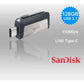 SANDISK ULTRA 128GB SDDDC2-128G Dual USB Drive Type-C 3.1