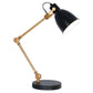 Sarantino Adjustable Metal Table Lamp In Black And Gold