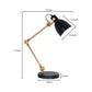 Sarantino Adjustable Metal Table Lamp In Black And Gold