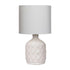 Sarantino Ceramic Table Lamp In Cream - Magdasmall