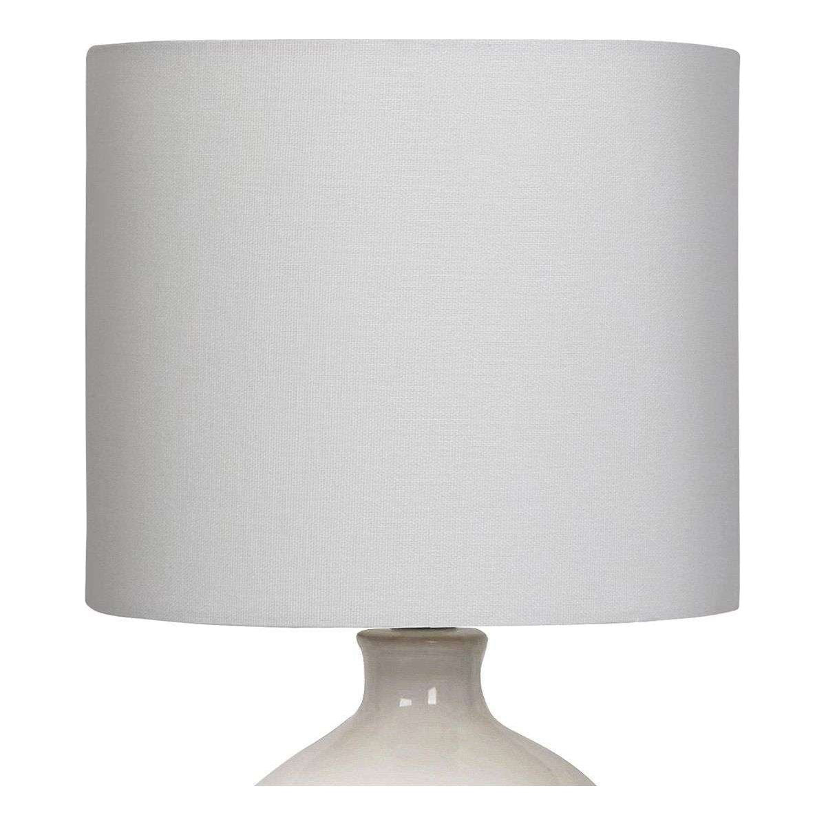 Sarantino Ceramic Table Lamp In Cream