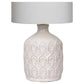 Sarantino Ceramic Table Lamp In Cream