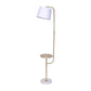 Sarantino Marble & Metal End Table Top Floor Lamp - Magdasmall