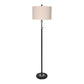 Sarantino Metal Floor Lamp with Cream Drum Shade - Magdasmall