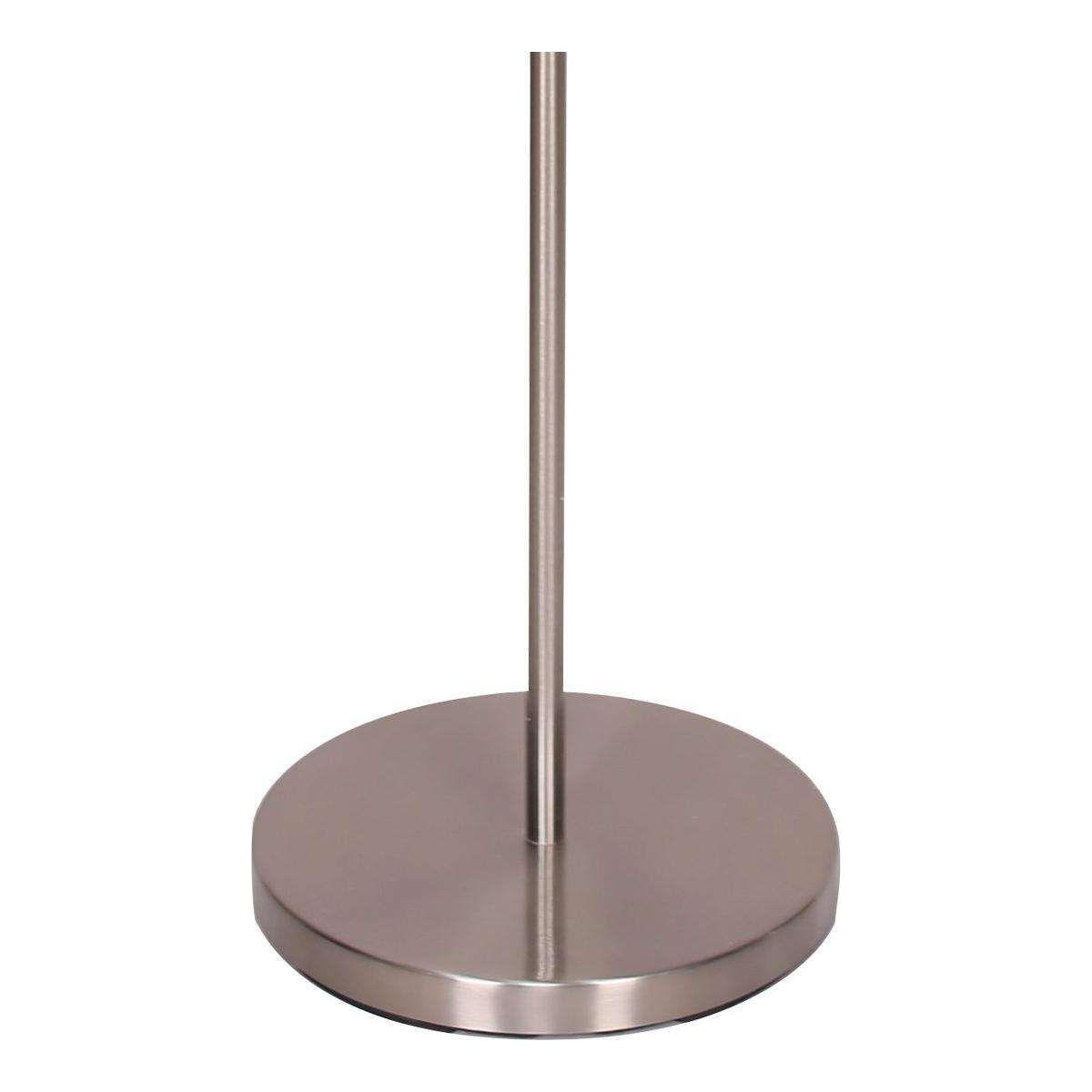 Sarantino Nickel Metal Arc Floor Lamp