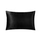 Satin Standard Pillowcase Black - Magdasmall