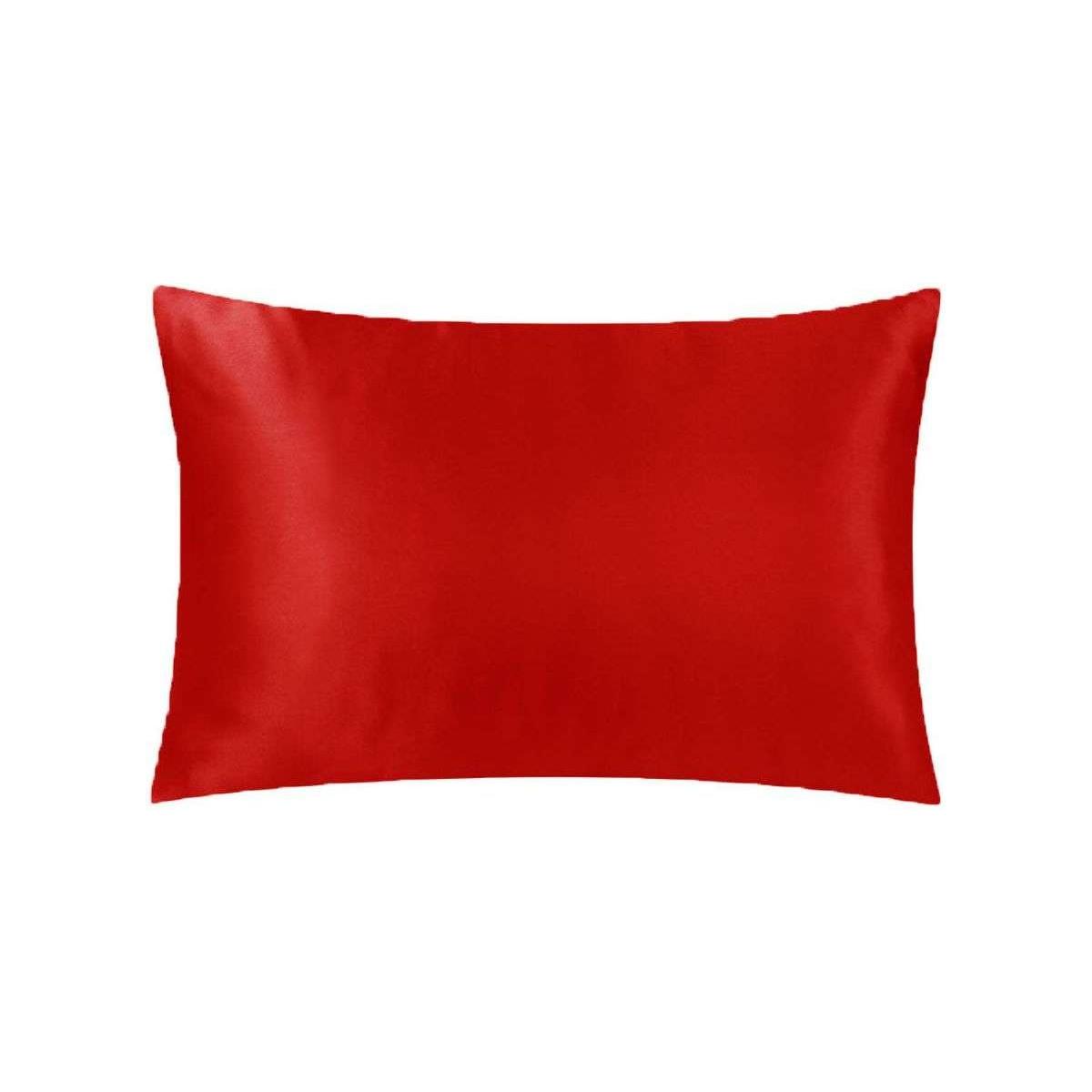 Satin Standard Pillowcase Red - Magdasmall