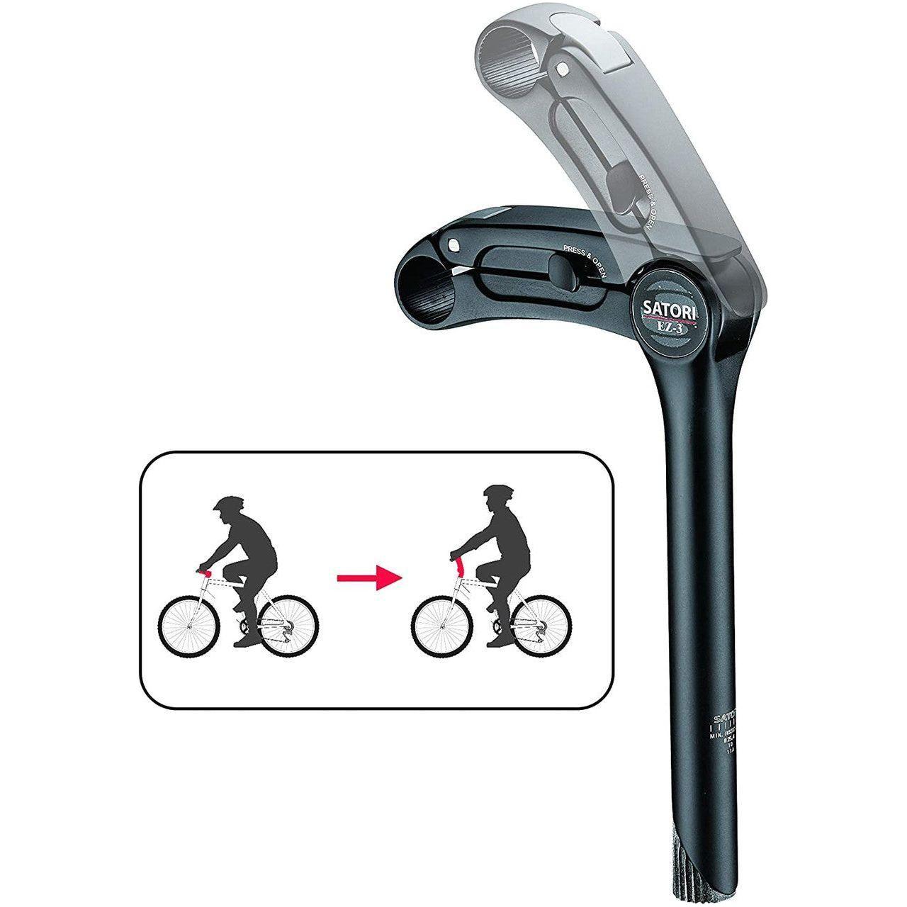 Satori EZ3 Quill Height Adjustable Stem MTB Mountain Quick Release