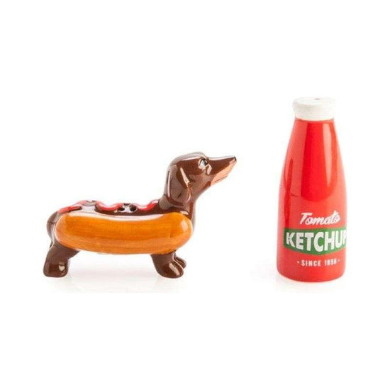 Sausage Dog Ketchup Salt Pepper Set - Magdasmall