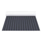 Seamanship EVA Foam Boat Flooring Mat Decking Sheet 240x90x0.6cm Dark Grey Decor