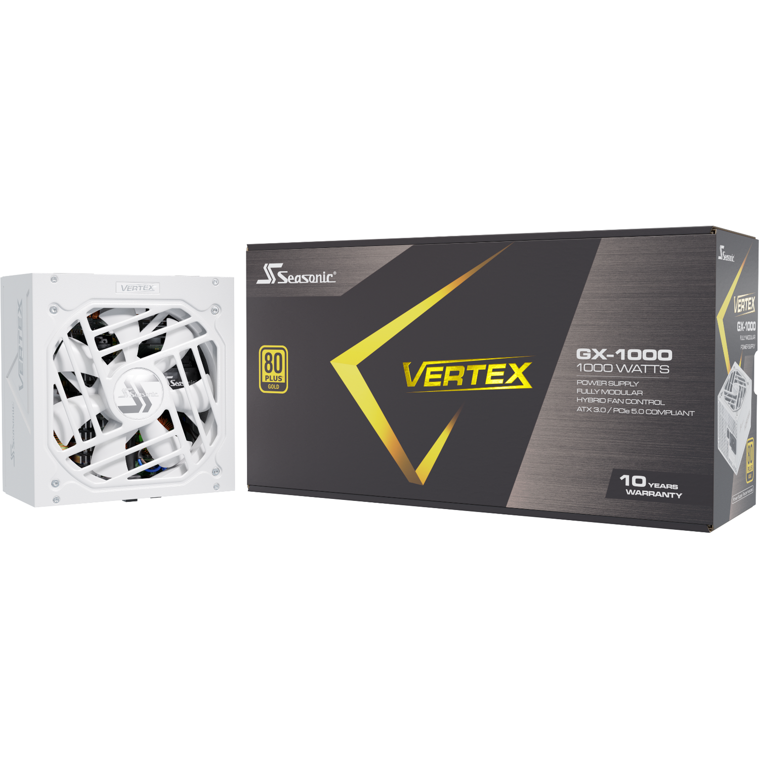 Seasonic VERTEX GX-1000 White 1000W ATX 3.0 Gold Modular PSU