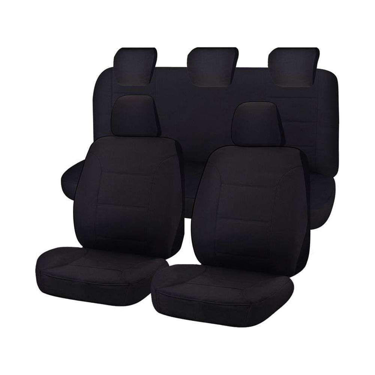 Seat Covers for FORD RANGER PXII SERIES 16/2015 - ON DUAL CAB FR BLACK CHALLENGER