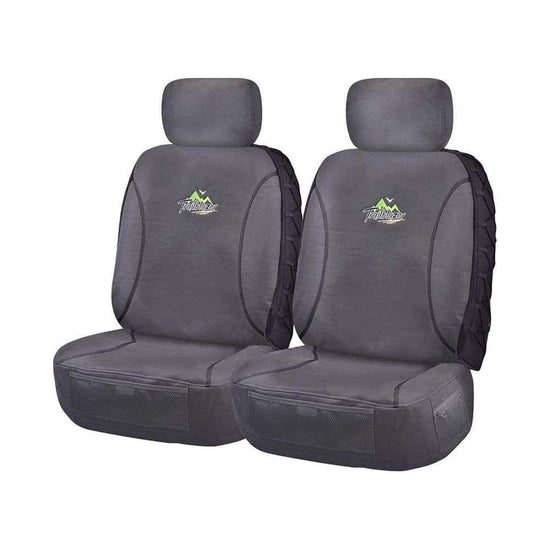 Seat Covers for HOLDEN RODEO/COLORADO RA-RC SERIES 03/2003 ? 05/2012 SINGLE / DUAL CAB CHASSIS FRONT 2X BUCKETS CHARCOAL TRAILBLAZER