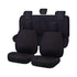 Seat Covers for ISUZU D-MAX 06/2012 - 06/2020 DUAL CAB CHASSIS UTILITY FR BLACK CHALLENGER