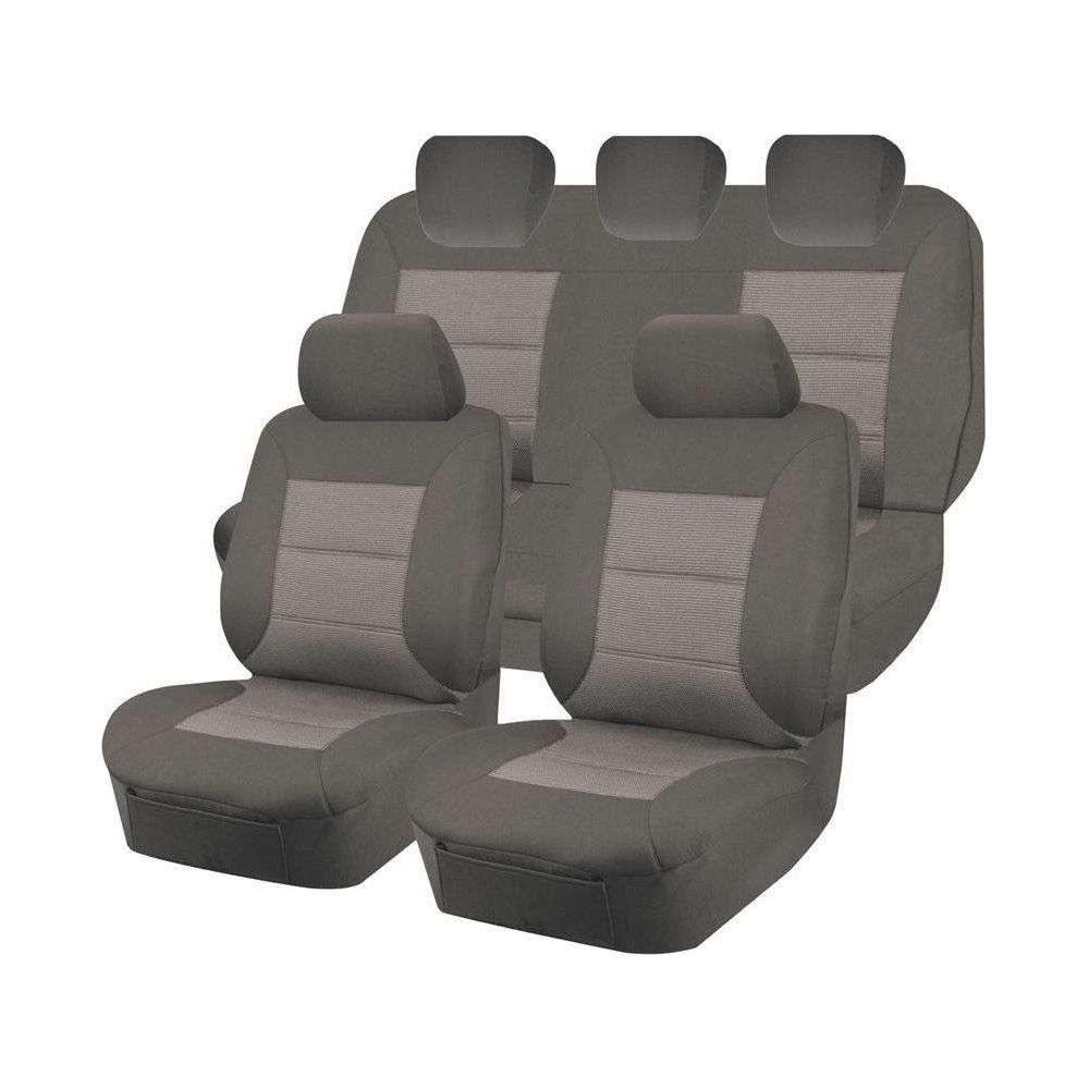 Seat Covers for MAZDA BT-50 B22P/Q-B32P/Q UP SERIES 10/2011 ? 08/2015 DUAL CAB FR GREY PREMIUM - Magdasmall