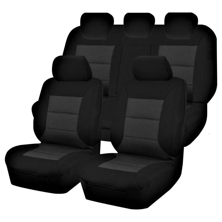 Seat Covers for MAZDA BT-50 FR UR 09/2015 - 06/2020 DUAL CAB FR BLACK PREMIUM - Magdasmall