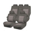 Seat Covers for MITSUBISHI OUTLANDER ZJ.ZK, ZL SERIES 11/2012 - 07/2021 4X4 SUV/WAGON 5 SEATERS FR GREY PREMIUM - Magdasmall