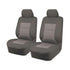 Seat Covers for MITSUBISHI TRITON MQ SERIES 01/2015 - ON DUAL / CLUB CAB UTILITY FRONT 2X BUCKETS GREY PREMIUM