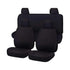 Seat Covers for NISSAN NAVARA D23 SERIES 1-2 NP300 03/2015 - 10/2017 DUAL CAB FR BLACK ALL TERRAIN - Magdasmall