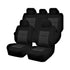 Seat Covers for TOYOTA C-HR NGX10-50R 12/2016 - ON 4X4 SUV / WAGON 5 SEATERS FR BLACK PREMIUM