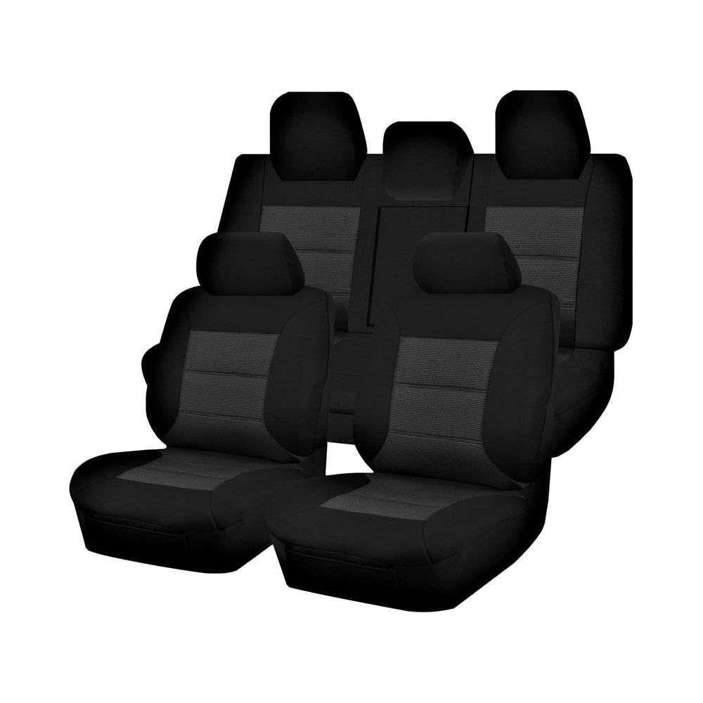 Seat Covers for TOYOTA CAMRY ASV/GSV70R 01/2018 - ON 4 DOOR SEDAN FR BLACK PREMIUM