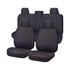 Seat Covers for TOYOTA HILUX 08/2015 - ON DUAL CAB UTILITY FR 40/60 SPLIT BASE WITH A/REST CHARCOAL ALL TERRAIN - Magdasmall