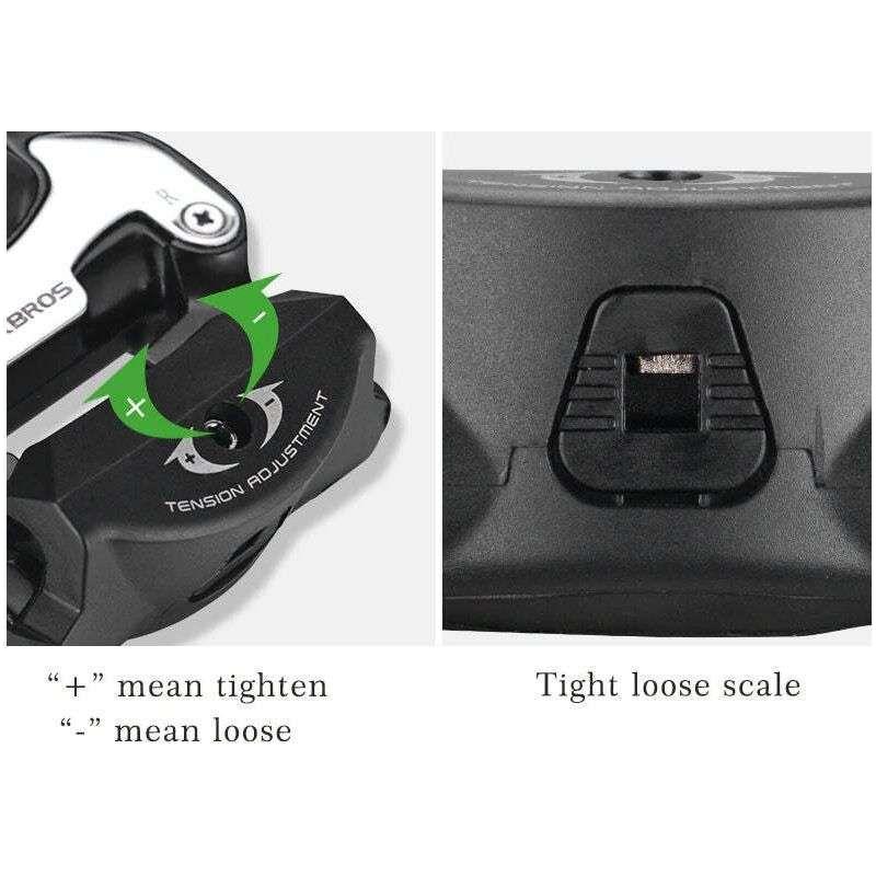 Self Lock Clip In Bike Pedals LOOK KEO Cleat MTB Road 700C Hybrid BMX - Rockbros Black