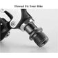 Self Lock Clip In Bike Pedals Shimano SPD-SL Cleat MTB Road 700C Hybrid BMX - Rockbros Nylon Black