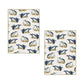 Set of 2 Birds of Australia Kitchen Tea Towels Penguin 50 x 70 cm