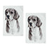 Set of 2 Delightful Dogs Cotton Kitchen Tea Towels 50 x 70 cm Beagle
