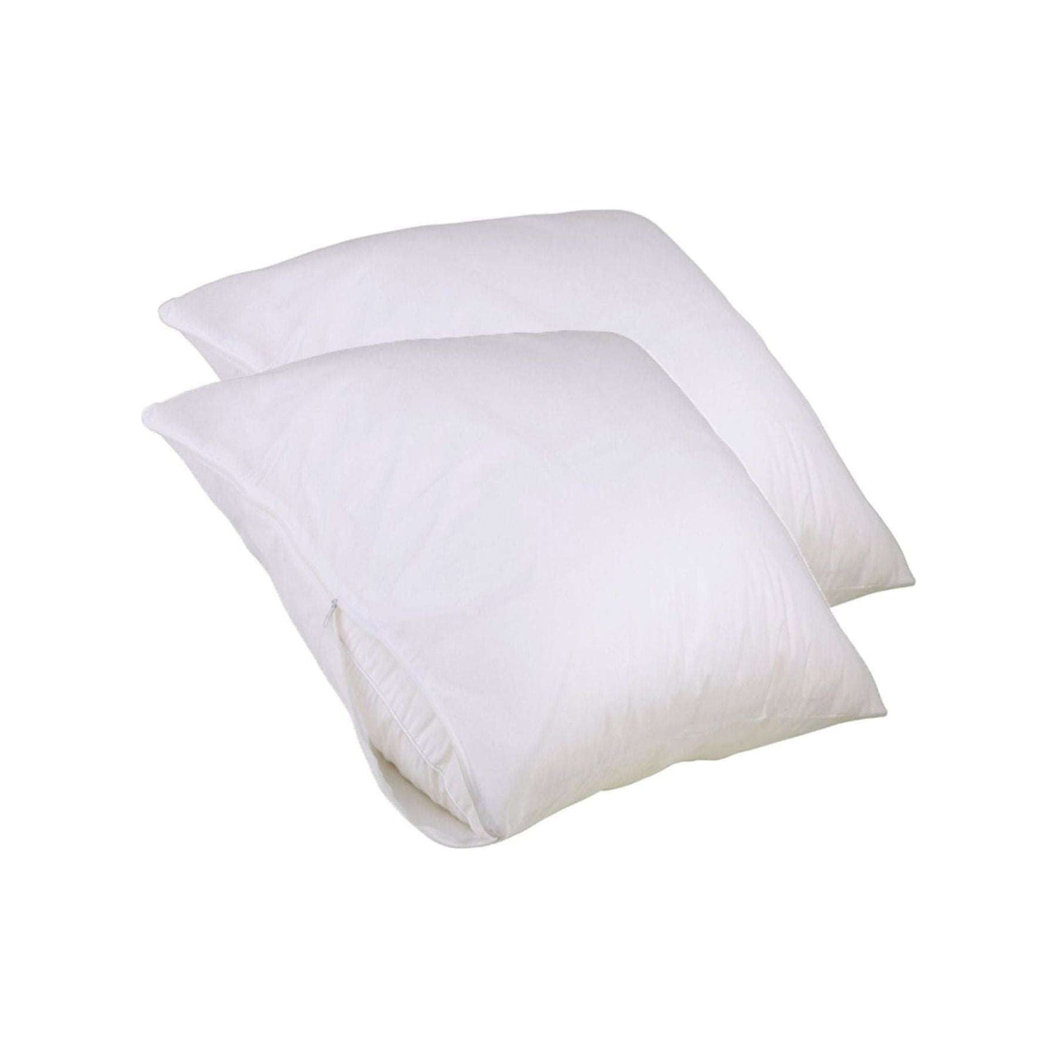 Set of 2 Stain Resistant Pillow Protectors European